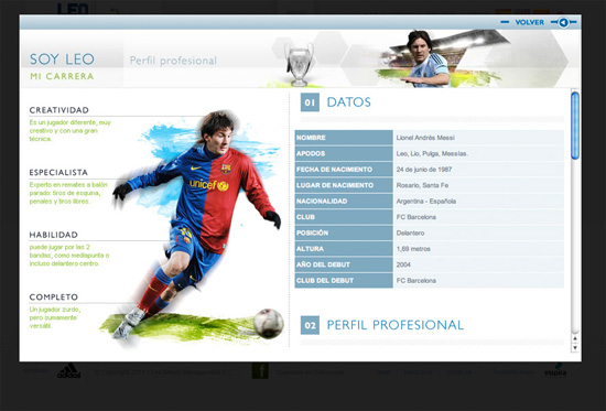 Leo Messi Sitio Oficial
